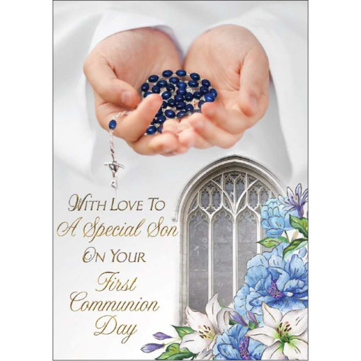 Picture of WITH LOVE TO A SPECIAL SON ON YOUR FIRST COMMUNION DAY